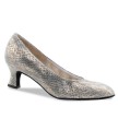 Werner Kern Laura dames dansschoenen voor Ballroom met Elastische boord met metallic effect Werner Kern Laura dames dansschoenen voor Ballroom met Elastische boord met metallic effect